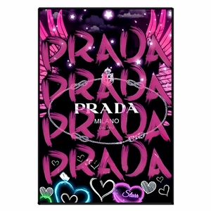 Prada 8 1/2"x11" Framed Wall Art
